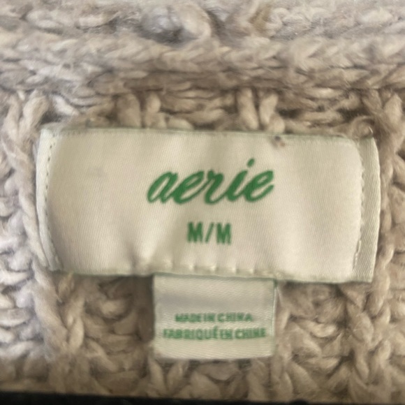 Aerie Space Dye Chunky Knit Crop Sweater M - Picture 7 of 8